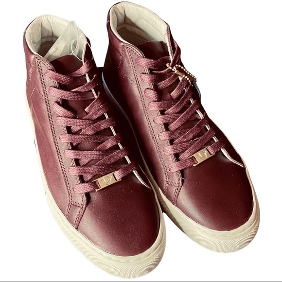 TRUE Religion Mens/Unisex HighTop Leather #TrSHOE006 Sneakers Size 7 🔥 - Picture 1 of 6